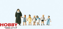 Nun with Children