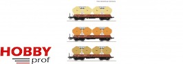 3-piece set: Silo wagons, CSD