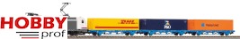Start-Set mit Bettung TRAXX RENFE mit 3 Containertragwagen (DC)