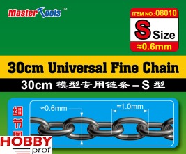 Master Tools ~ Universal Fine Chain 0,6x1mm 30cm (2pcs)