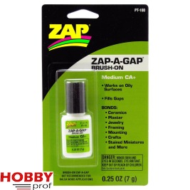 -A-Gap Brush-On Medium CA+ Glue (0.25 Oz / 7g)