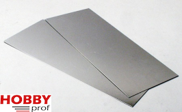 aluminium plaat - 0,5mm x 100mm x 250mm