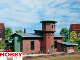 Locomotive Shed with Water Tower