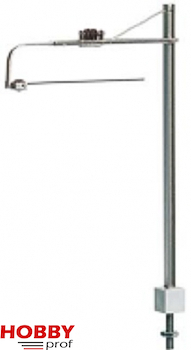 Track Mast with Extension Boom, Nickel Silver (1 Piece)