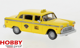 Assembled LA HO Scale Brekina Automodelle 1950s-1982 Checker Taxi Cab 