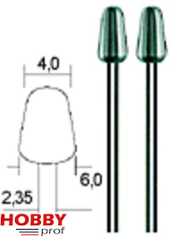 WVS Cutter ~ Cone Shaped Milling Cutters Ø6mm (2pcs)