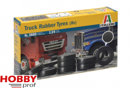 Italeri Truck Rubber Tyres (8x) #3889