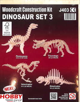 Dinosaur Set 3 Woodcraft Kit