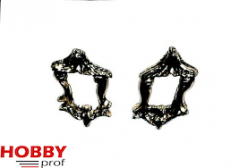 Set of 2 ornaments (left/right) h. 24mm