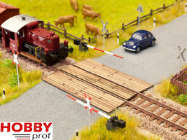 Wooden Plank Railwaycrossing