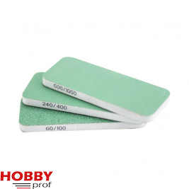 Dual-Grit Flexi Sanders x3 (80x30x6mm)