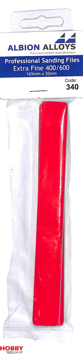 Professional Sanding Files ~ Extra Fine (400/600 Grit) 20x165mm (3pcs)