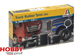 Italeri Truck Rubber Tyres (8x) #3889