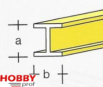 messing i profiel - 2mm x 1mm
