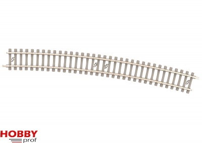 Curved Track with Concrete Ties R 6 (526.2 mm / 20-11/16“) – 15°