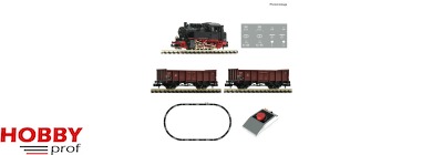 Analogue Start Set: Steam locomotive class 80 with goods train (N+Analog)