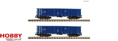 2-piece set: Open goods wagons, PKP Cargo