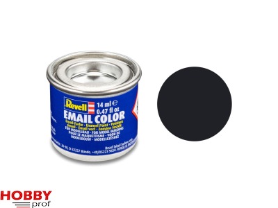 Enamel Color ~ #08 Black Matt (14ml)
