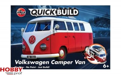 Quickbuild ~ Volkswagen Camper Van Red