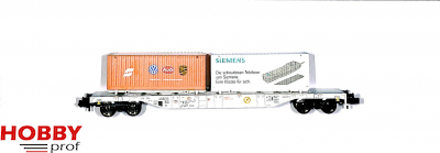 Container loader with containers Siemens and VW/Audi/Porsche