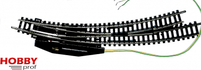 Track ~ Electric Curved Turnout R3/R4 30° (Left)