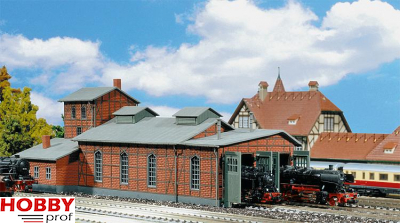 Two stall engine shed
