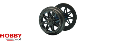 AC fine-cast metal spoke wheel set