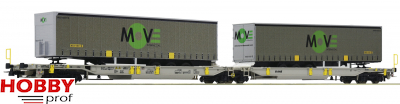 Articulated double pocket wagon, AAE
