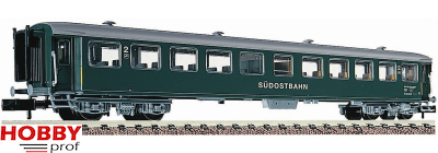 2nd class express coach, type B of the SÜDOSTBAHN (SOB).