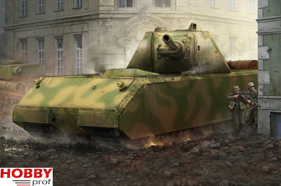 Panzer Maus Mouse Panzerkampfwagen Tank 1:72 Trumpeter Easy Model red weathering 
