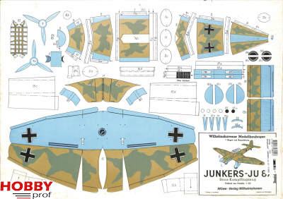 Bouwplaat Junkers-JU 87 #1808