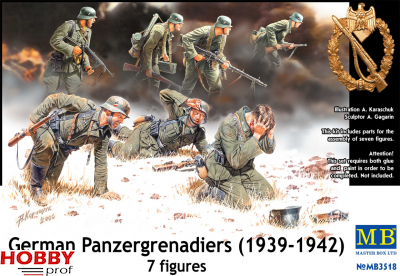 Master Box-LTD German panzergrenadiers (1939-1942) 1:35 #3518