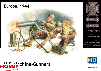 Master Box-LTD U.S. Machine-Gunners Europe, 1944 1:35 #3519