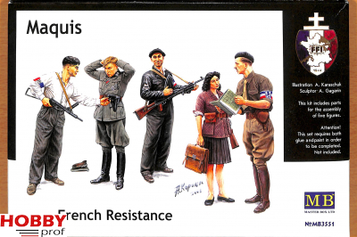 Master Box-LTD #3551 Maquis, French Resistance