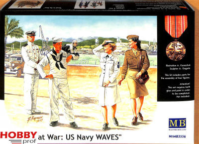 Master Box-LTD #3556 "Women at War: US Navy WAVES"
