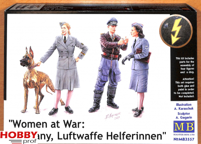 Master Box-LTD #3557 "Women at War: Germany, Luftwaffe Helferinnen"