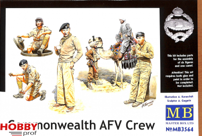 Master Box-LTD #3564 Commonwealth AFV Crew