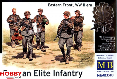 Master Box-LTD WWII German Elite Infantry (Eastern Front) 1:35 #3583