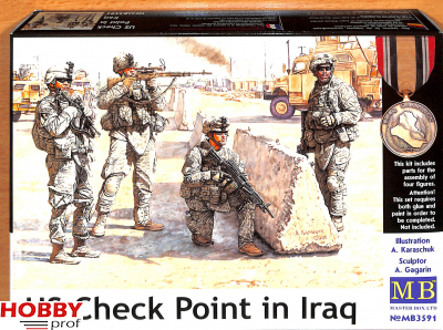 Master Box-LTD #3591 US Check Point in Iraq 1:35