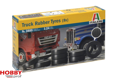 Italeri Truck Rubber Tyres (8x) #3889