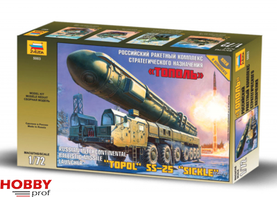 Zvezda 5003 Ballistic Missile launcher "TOPOL" 1:72