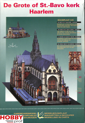Cardboardmodel St.Bavo Church - Haarlem A45
