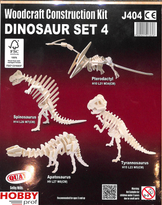 Dinosaur Set 4 Woodcraft Kit