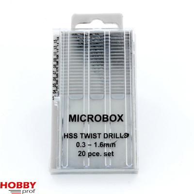 Microbox Drill Set ~ 0.3-1.6 mm (20pcs)