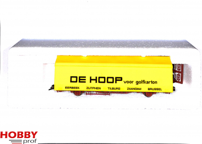 NS Covered stake wagon 'De Hoop cardboard' OVP