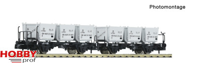 DB Double Container Carrier Wagons (1pair)