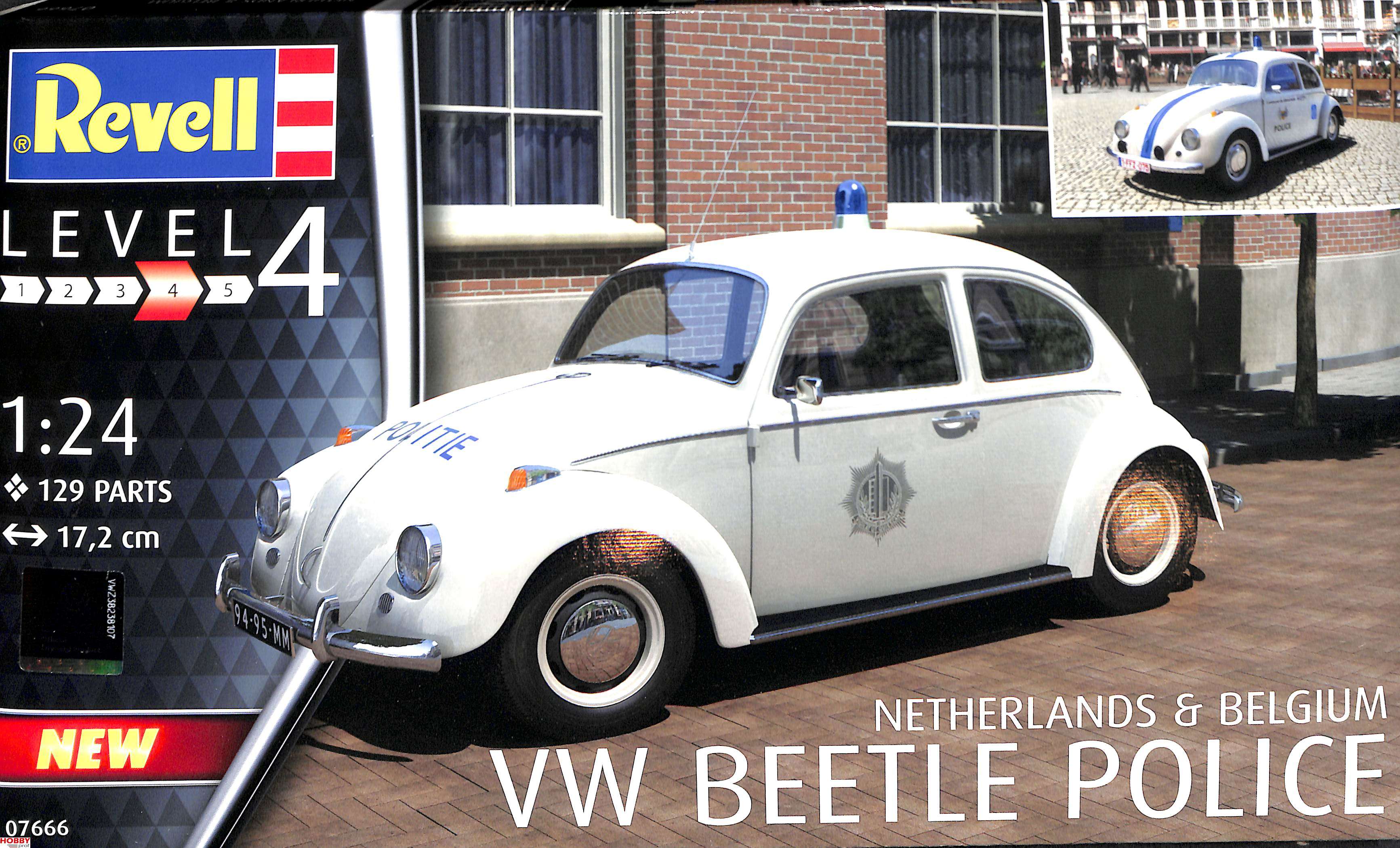 Revell 07666VW Beetle Police Netherlands & Belgium   1:24 