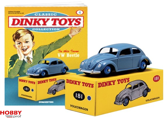 Set of 6 Dinky Toys Triumph Bedford Fiat Ford Jaguar VW 1:43 Diecast Model Car