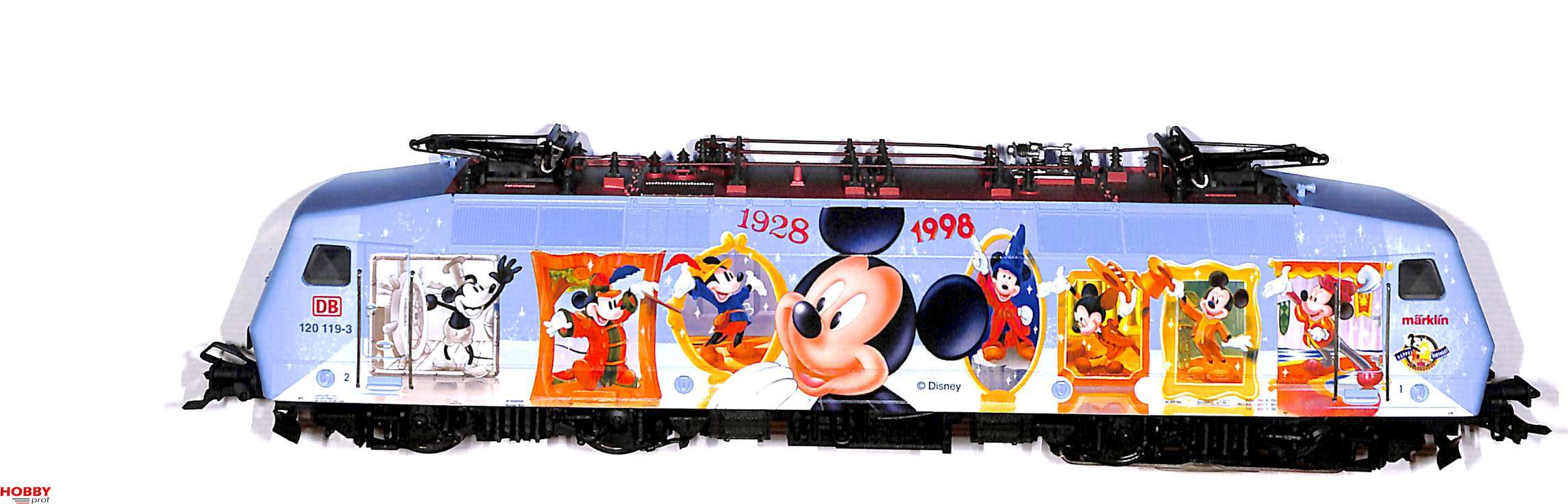 deuropening Memoriseren bal Märklin Electric locomotive 120 119-3 Mickey Mouse Schaal 1:87 (H0) -  Hobbyprof
