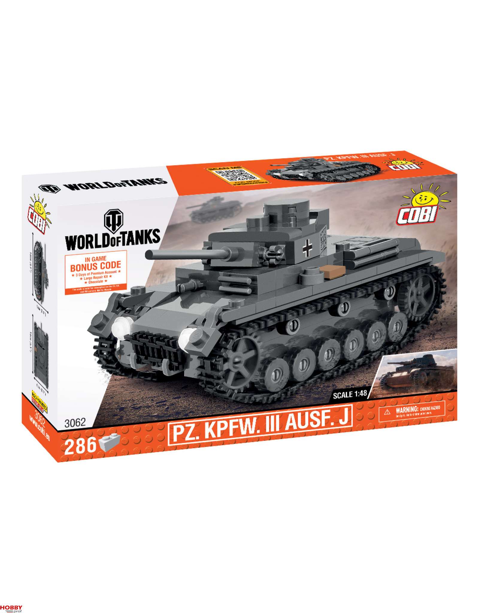J for sale online COBI World Of Tanks 3062 Pz.kpfw III Ausf 